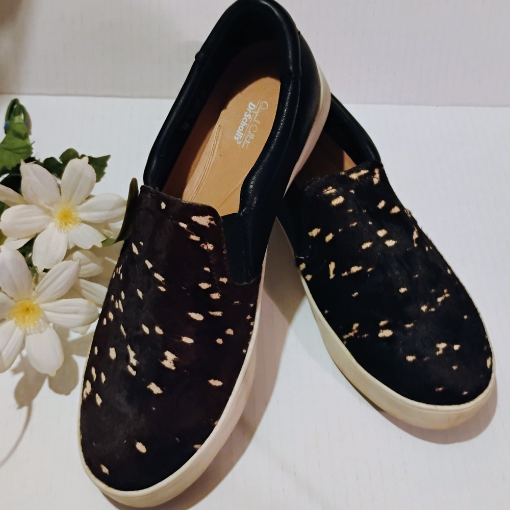 Dr Scholls Calf hair Slip-On Sneakers